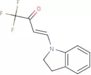 (3E)-4-(2,3-Dihydro-1H-indol-1-yl)-1,1,1-trifluorobut-3-en-2-one