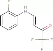 (3E)-1,1,1-Trifluoro-4-[(2-fluorophenyl)amino]but-3-en-2-one