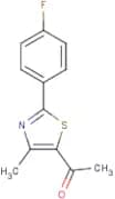 1-[2-(4-Fluorophenyl)-4-methyl-1,3-thiazol-5-yl]ethan-1-one