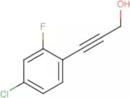 3-(4-Chloro-2-fluorophenyl)prop-2-yn-1-ol