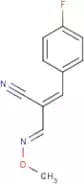 (2Z)-3-(4-Fluorophenyl)-2-[(1E)-(methoxyimino)methyl]prop-2-enenitrile