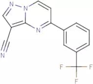 5-[3-(Trifluoromethyl)phenyl]pyrazolo[1,5-a]pyrimidine-3-carbonitrile