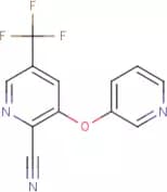 3-(Pyridin-3-yloxy)-5-(trifluoromethyl)pyridine-2-carbonitrile