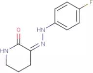 (3Z)-3-[2-(4-Fluorophenyl)hydrazin-1-ylidene]piperidin-2-one