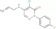 4-Chloro-2-(4-fluorophenyl)-5-[(prop-2-en-1-yl)amino]-2,3-dihydropyridazin-3-one