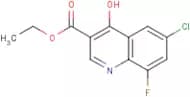 Ethyl 6-chloro-8-fluoro-4-hydroxyquinoline-3-carboxylate