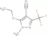 5-Ethoxy-1-methyl-3-(trifluoromethyl)-1H-pyrazole-4-carbonitrile