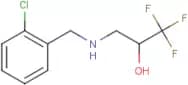 3-{[(2-Chlorophenyl)methyl]amino}-1,1,1-trifluoropropan-2-ol