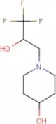 1-(3,3,3-Trifluoro-2-hydroxypropyl)piperidin-4-ol