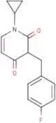 1-Cyclopropyl-3-[(4-fluorophenyl)methyl]-4-hydroxy-1,2-dihydropyridin-2-one