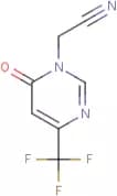 2-(6-Oxo-4-(trifluoromethyl)pyrimidin-1(6H)-yl)acetonitrile