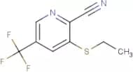 3-(Ethylthio)-5-(trifluoromethyl)picolinonitrile