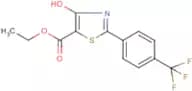 Ethyl 4-hydroxy-2-[4-(trifluoromethyl)phenyl]-1,3-thiazole-5-carboxylate