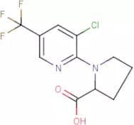 1-[3-Chloro-5-(trifluoromethyl)pyridin-2-yl]pyrrolidine-2-carboxylic acid