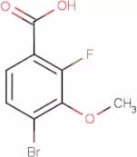 4-Bromo-2-fluoro-3-methoxybenzoic acid