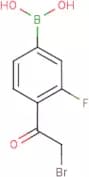 4-(Bromoacetyl)-3-fluorobenzeneboronic acid