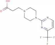 3-{4-[4-(Trifluoromethyl)pyrimidin-2-yl]piperazin-1-yl}propanoic acid