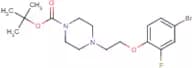 tert-Butyl 4-[2-(4-bromo-2-fluorophenoxy)ethyl]piperazine-1-carboxylate