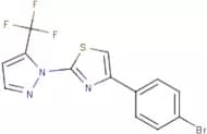 4-(4-Bromophenyl)-2-[5-(trifluoromethyl)-1H-pyrazol-1-yl]-1,3-thiazole