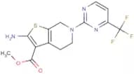Methyl 2-amino-6-[4-(trifluoromethyl)pyrimidin-2-yl]-4,5,6,7-tetrahydrothieno[2,3-c]pyridine-3-car…