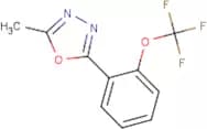 2-Methyl-5-[2-(trifluoromethoxy)phenyl]-1,3,4-oxadiazole