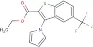 Ethyl 3-(1H-pyrrol-1-yl)-5-(trifluoromethyl)-1-benzothiophene-2-carboxylate