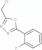 2-(Chloromethyl)-5-(2-fluorophenyl)-1,3,4-oxadiazole