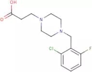 3-[4-(2-Chloro-6-fluorobenzyl)piperazin-1-yl]propanoic acid