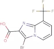 3-Bromo-8-(trifluoromethyl)imidazo[1,2-a]pyridine-2-carboxylic acid