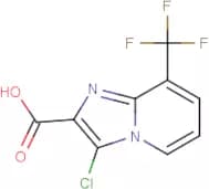 3-Chloro-8-(trifluoromethyl)imidazo[1,2-a]pyridine-2-carboxylic acid