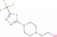 2-{4-[5-(Trifluoromethyl)-1,3,4-thiadiazol-2-yl]piperazin-1-yl}ethanol