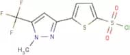 5-[1-Methyl-5-(trifluoromethyl)-1H-pyrazol-3-yl]thiophene-2-sulphonyl chloride