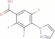 2,3,5-Trifluoro-4-(1H-pyrazol-1-yl)benzoic acid