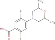 4-(2,6-Dimethylmorpholin-4-yl)-2,5-difluorobenzoic acid