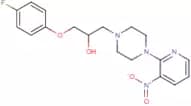 1-(4-Fluorophenoxy)-3-(4-{3-[hydroxy(oxido)amino]pyridin-2-yl}piperazin-1-yl)propan-2-ol