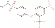 N-Methyl-4-[4-nitro-2-(trifluoromethyl)phenoxy]benzenesulphonamide