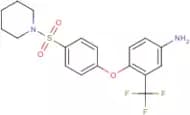 4-[4-(Piperidin-1-ylsulfonyl)phenoxy]-3-(trifluoromethyl)aniline