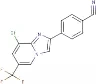 4-[8-Chloro-6-(trifluoromethyl)imidazo[1,2-a]pyridin-2-yl]benzonitrile