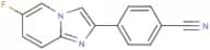 4-(6-Fluoroimidazo[1,2-a]pyridin-2-yl)benzonitrile