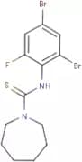 N-(2,4-Dibromo-6-fluorophenyl)azepane-1-carbothioamide