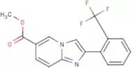 Methyl 2-[2-(trifluoromethyl)phenyl]imidazo[1,2-a]pyridine-6-carboxylate