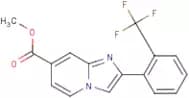 Methyl 2-[2-(trifluoromethyl)phenyl]imidazo[1,2-a]pyridine-7-carboxylate