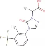 2-{4-[2-Methyl-3-(trifluoromethyl)phenyl]-5-oxo-4,5-dihydro-1H-1,2,4-triazol-1-yl}propanoic acid