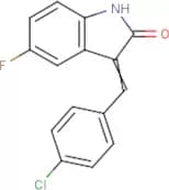 3-(4-Chlorobenzylidene)-5-fluoro-1,3-dihydro-2H-indol-2-one