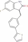5-Fluoro-3-(3-thien-2-ylbenzylidene)-1,3-dihydro-2H-indol-2-one