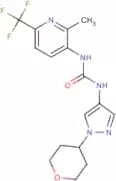 N-[2-Methyl-6-(trifluoromethyl)pyridin-3-yl]-N'-(1-tetrahydro-2H-pyran-4-yl-1H-pyrazol-4-yl)urea