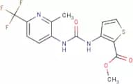 Methyl 3-[({[2-methyl-6-(trifluoromethyl)pyridin-3-yl]amino}carbonyl)amino]thiophene-2-carboxylate