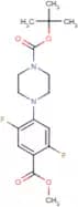 tert-Butyl 4-[2,5-difluoro-4-(methoxycarbonyl)phenyl]piperazine-1-carboxylate