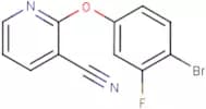 2-(4-Bromo-3-fluorophenoxy)nicotinonitrile