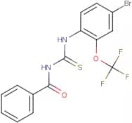 N-{[4-Bromo-2-(trifluoromethoxy)phenyl]carbamothioyl}benzamide